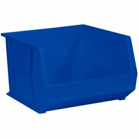 18 X 16-1/2 X 11'' Blue Plastic Stack & Hang Bin Boxes, 3PK